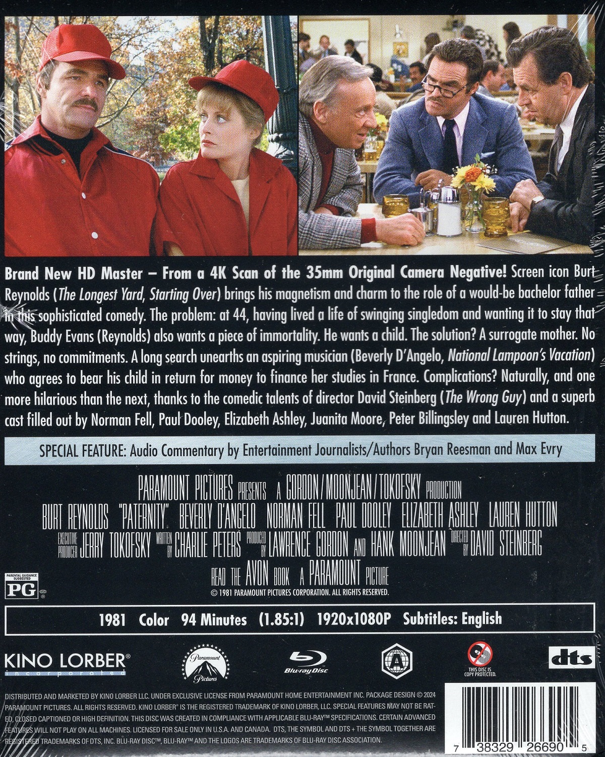 Paternity (ej svensk text) (Blu-ray) (OBS! Region A) - 2