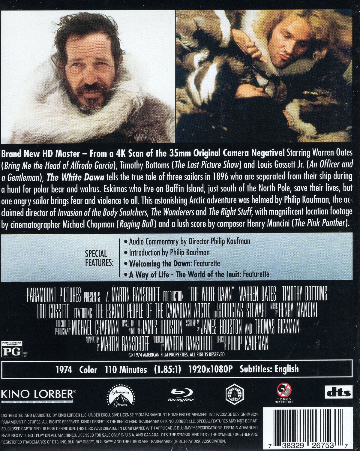 The White Dawn (ej svensk text) (Blu-ray) (OBS! Region A) - 2
