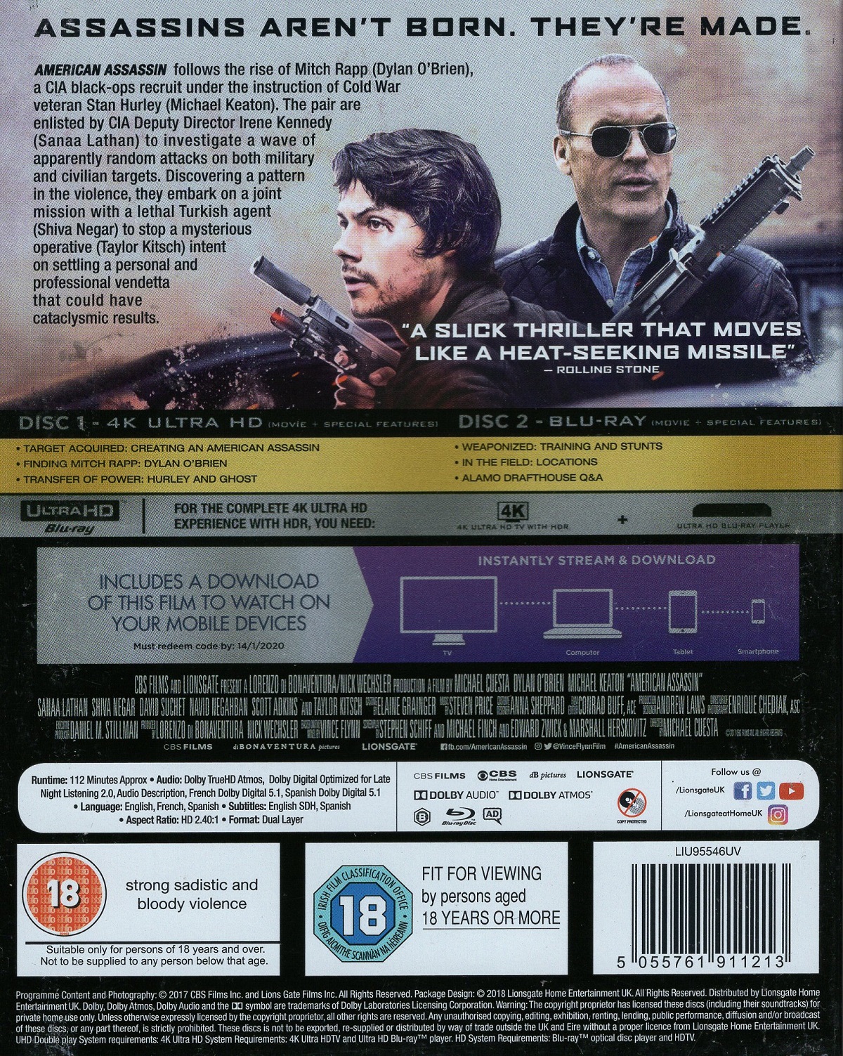American Assassin (ej svensk text) (4K Ultra HD + Blu-ray) - 2