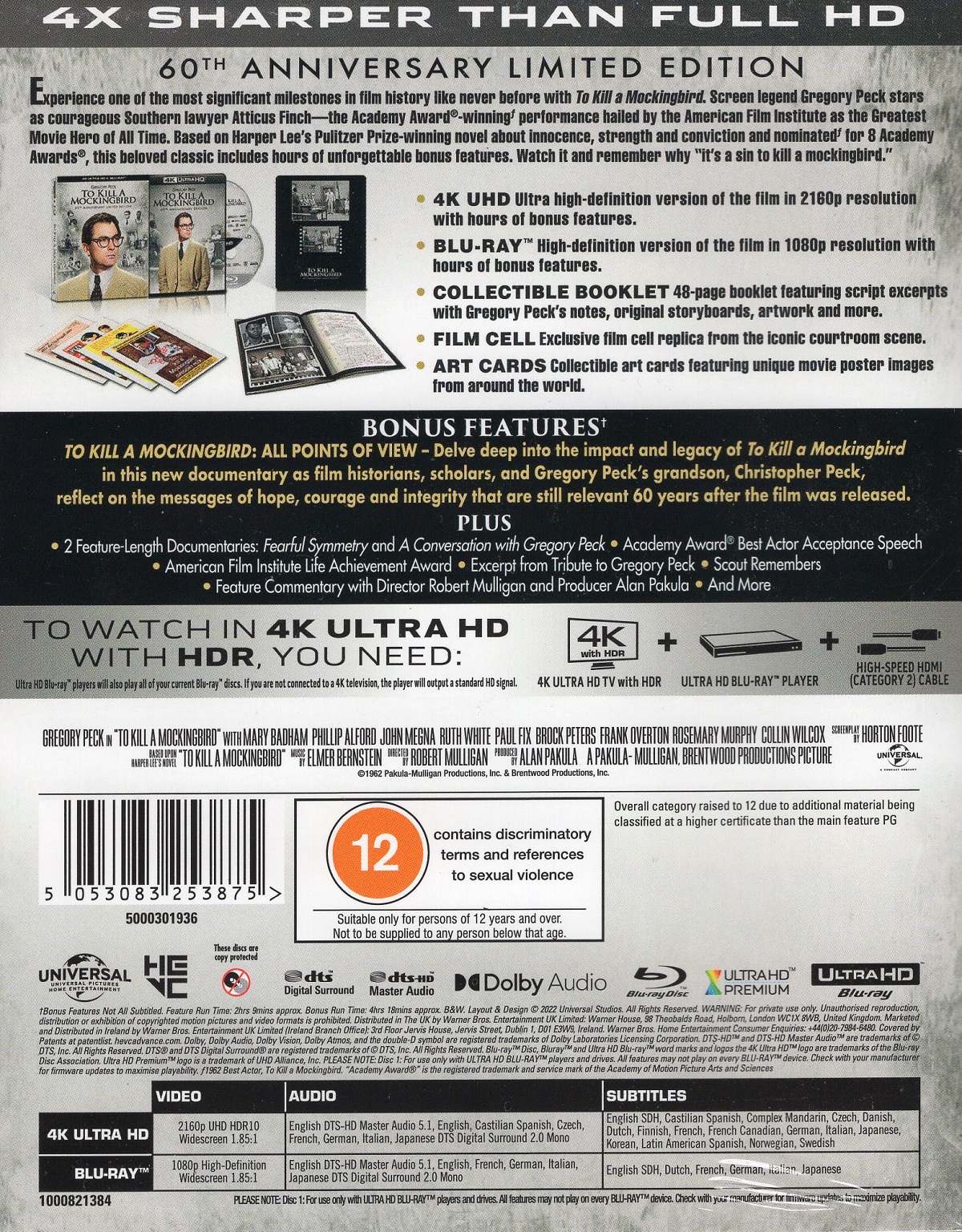 To Kill A Mockingbird (Limited Edition) (4K Ultra HD + Blu-ray) - 2