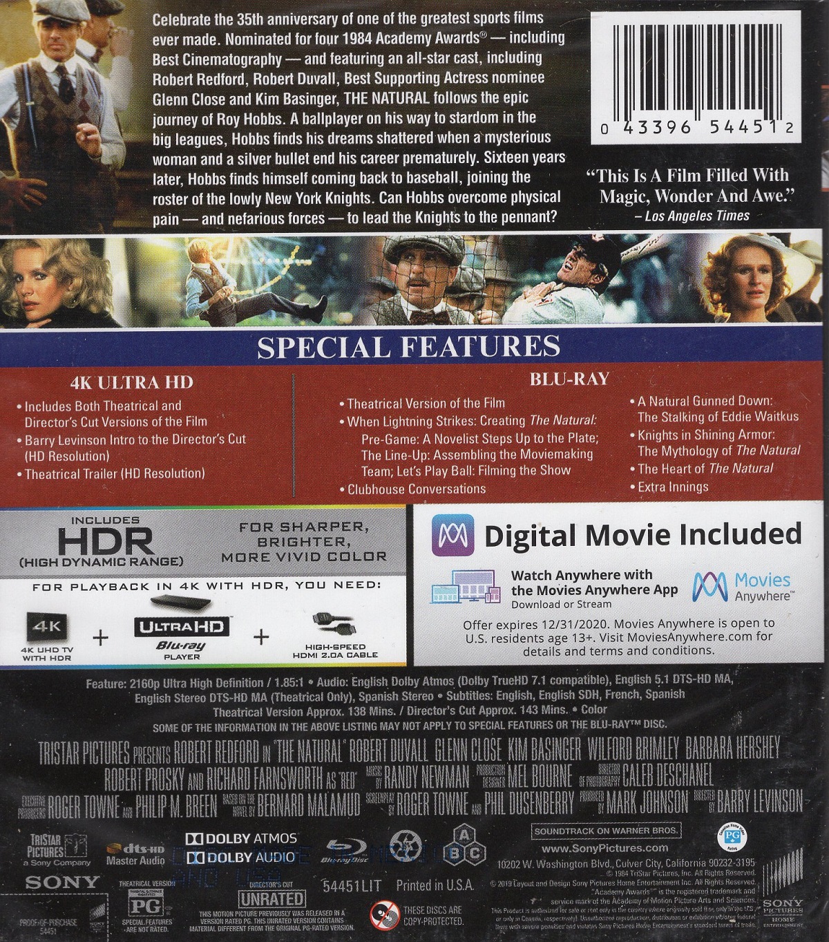 The Natural (ej svensk text) (4K Ultra HD + Blu-ray) - 2