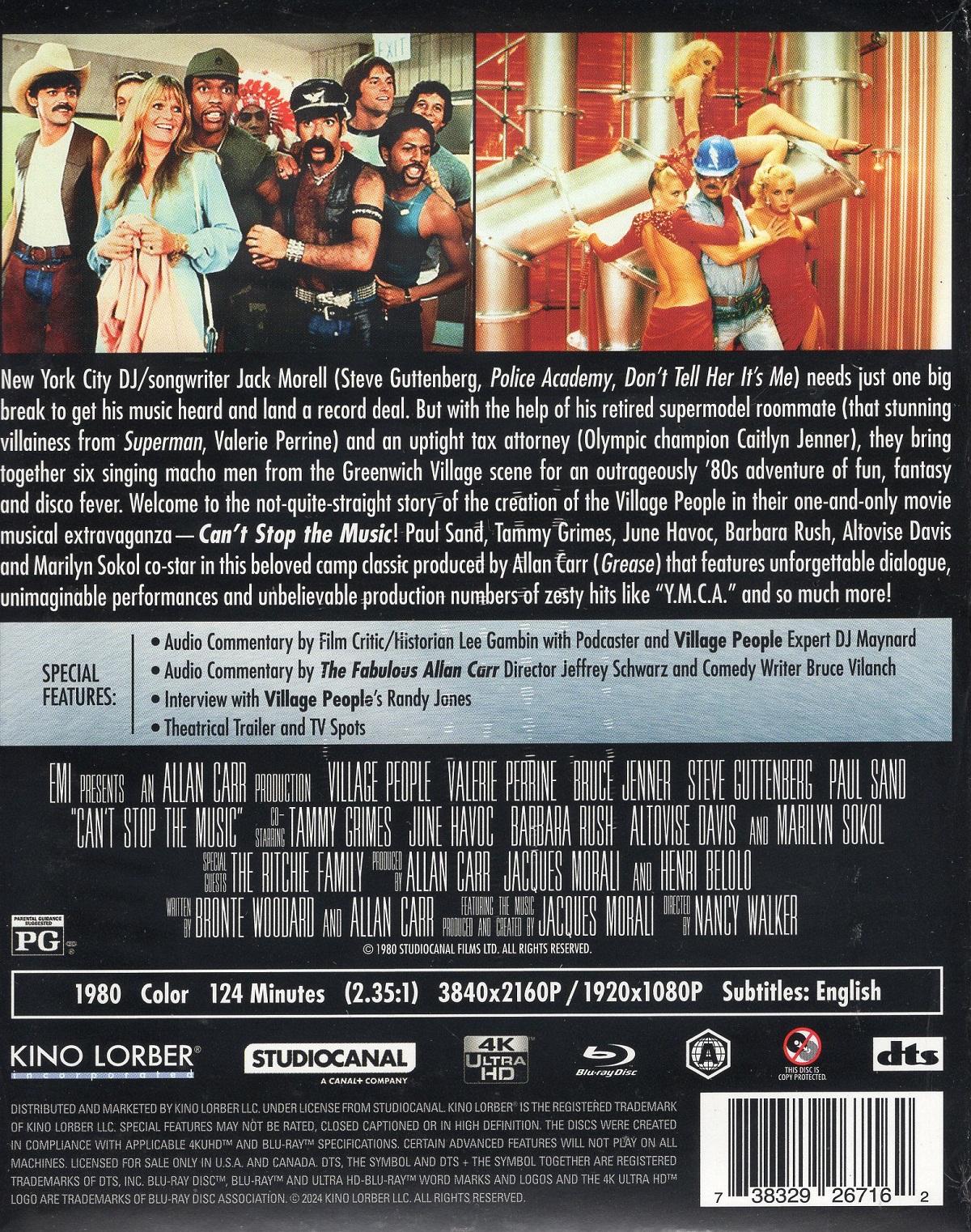 Can't Stop the Music (ej svensk text) (4K Ultra HD + Blu-ray) - 2