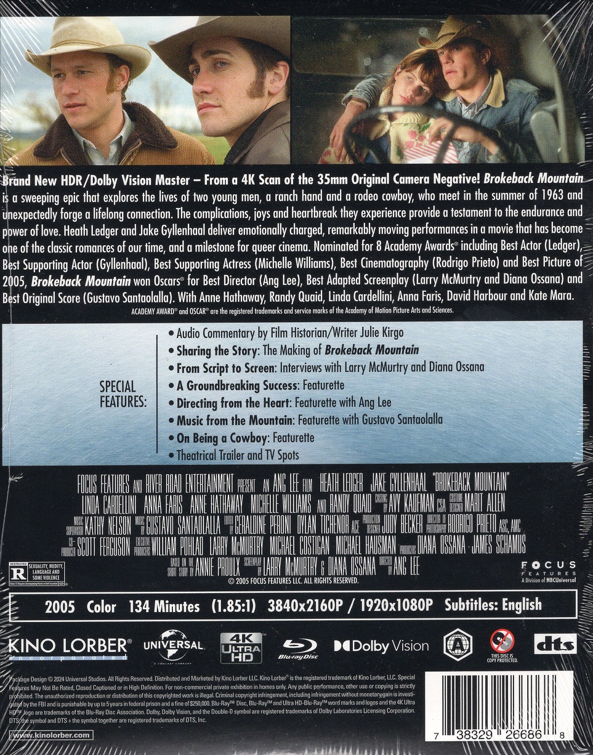 Brokeback Mountain (ej svensk text) (4K Ultra HD + Blu-ray) - 2