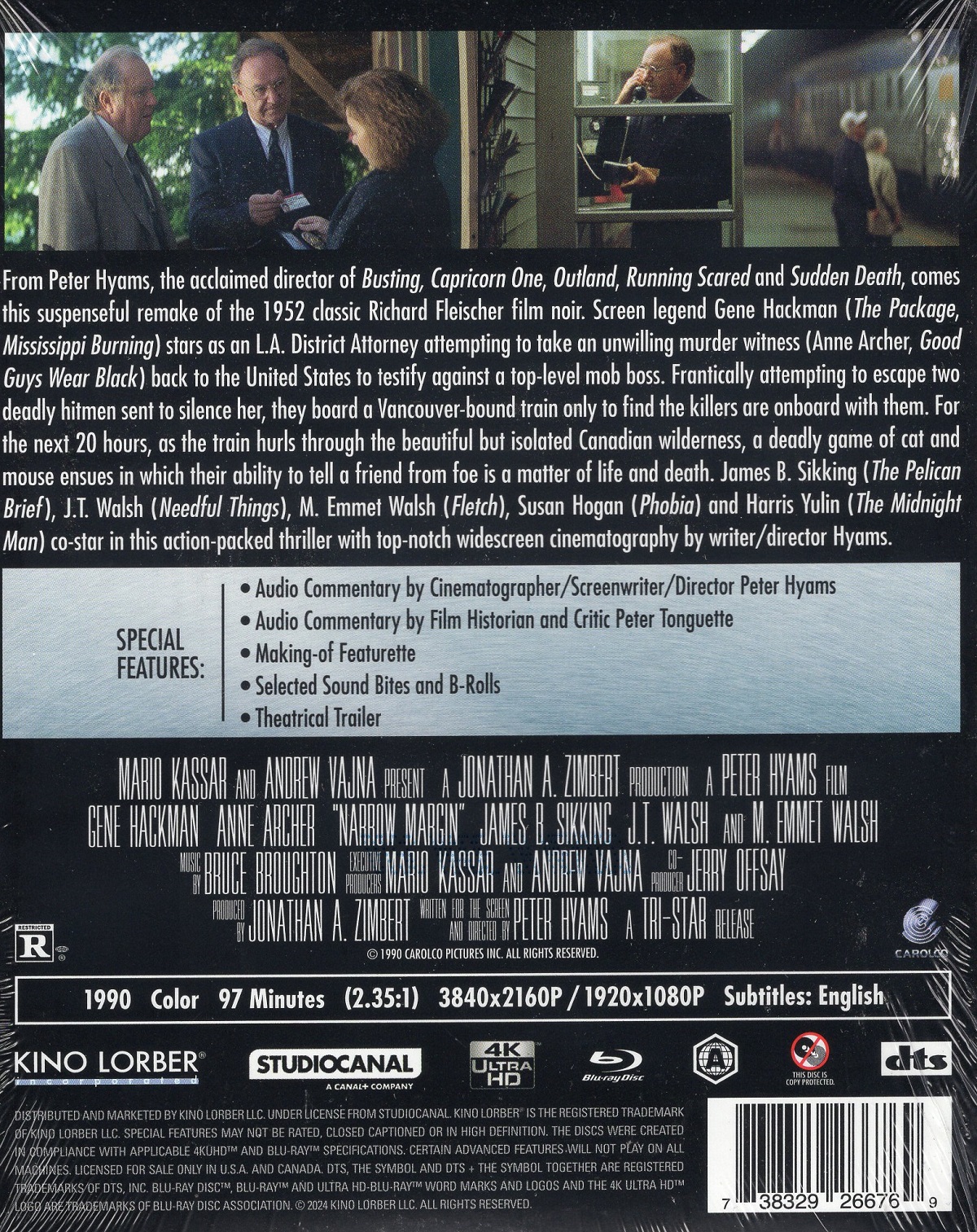 Narrow Margin (ej svensk text) (4K Ultra HD + Blu-ray) - 2