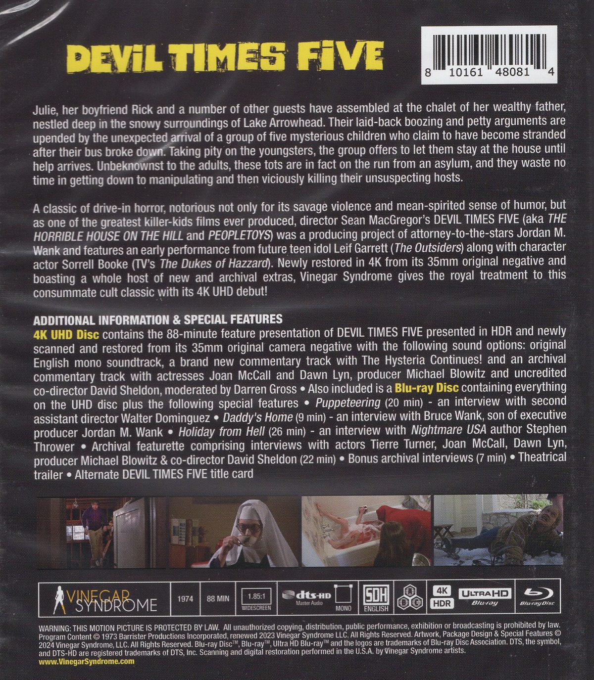 Devil Times Five (ej svensk text) (4K Ultra HD + Blu-ray) - 2