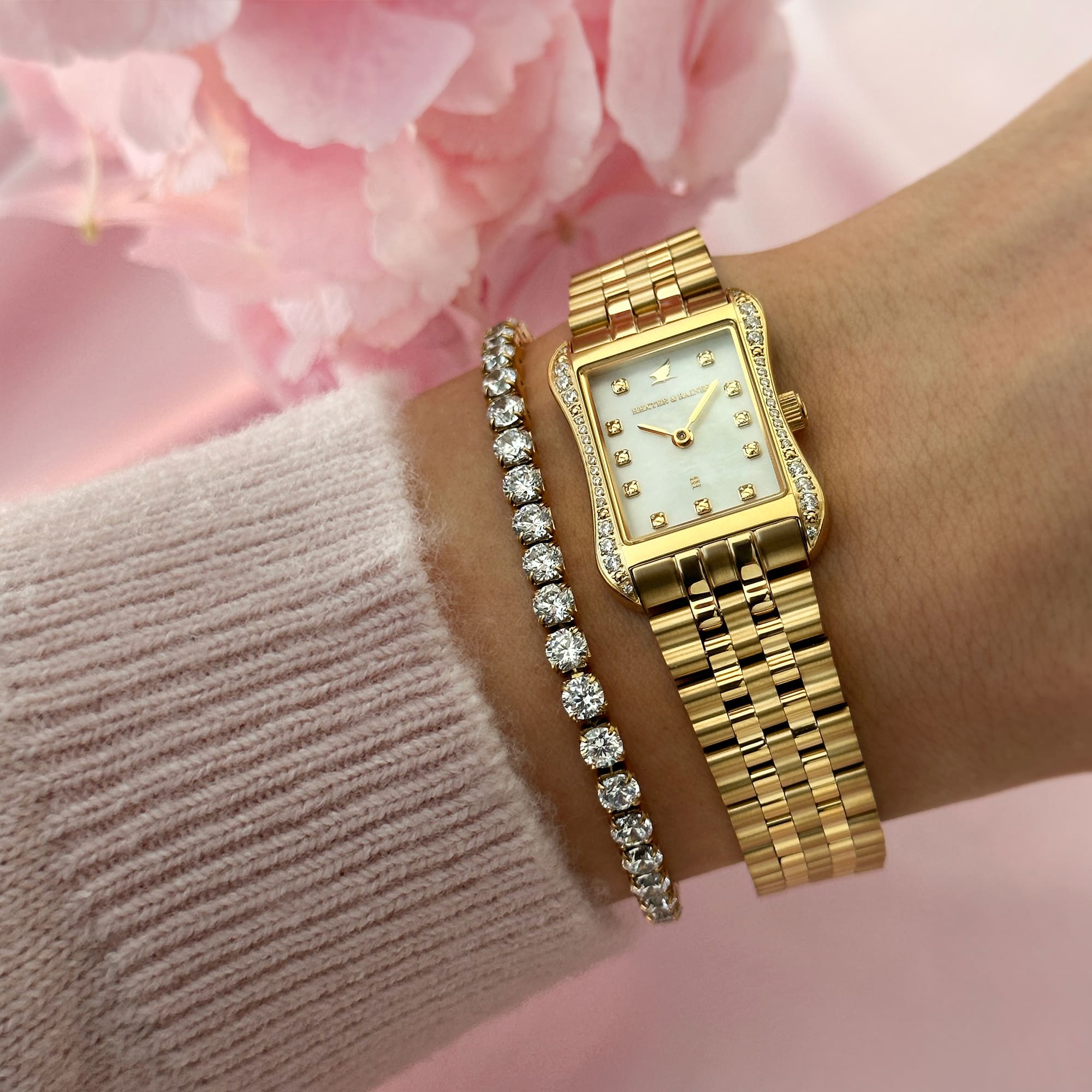 H&B Cronvas, Gold & Pearl - 3