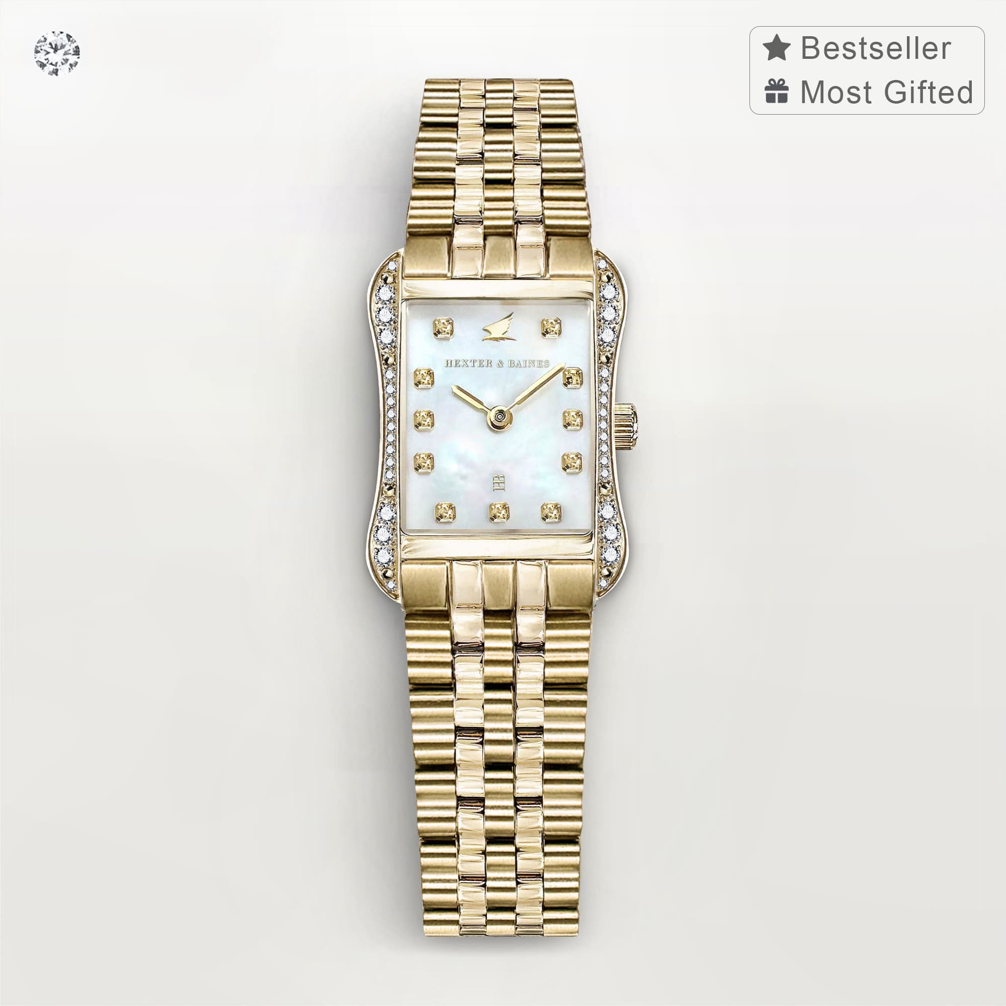 H&B Cronvas, Gold & Pearl