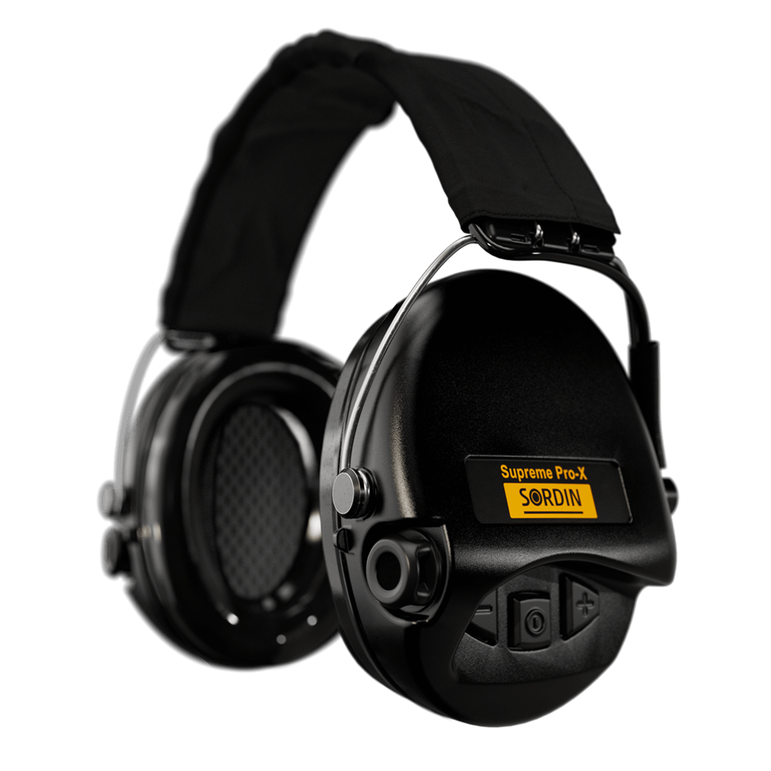 Sordin Supreme Pro-X H2 Headband Black/Black PVC 