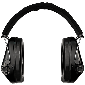 Sordin Supreme Pro-X H2 Headband Black/Black PVC 2
