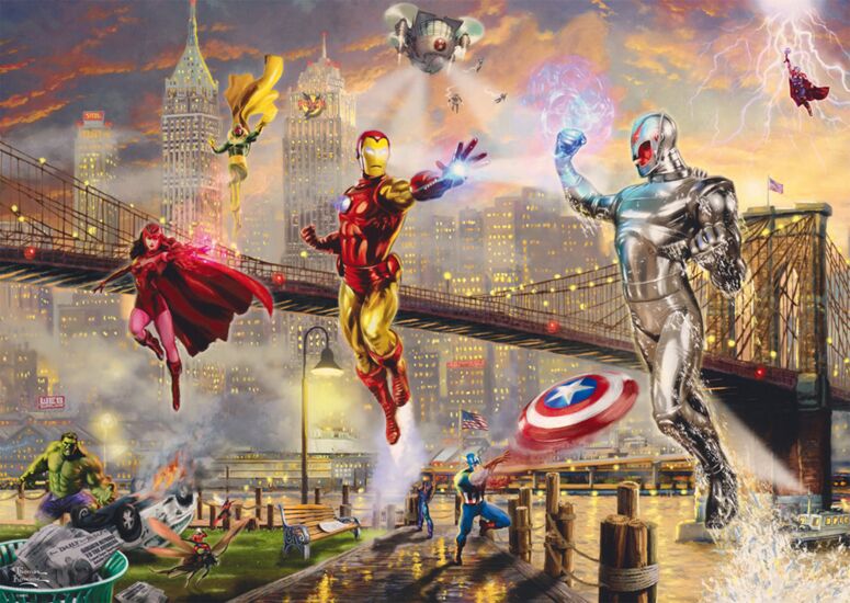 MARVEL Iron Man, 1000 Bitar Schmidt