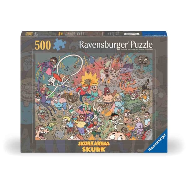 En Helt Vanlig Dag på Skurkskolan, 500 bitar Ravensburger - 2