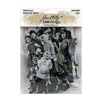 Idea-Ology Tim Holtz Christmas Noel Paper Dolls Die-Cuts Noel 