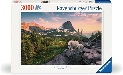 Alpine Goat with Baby 3000 Bitar Ravensburger - 2