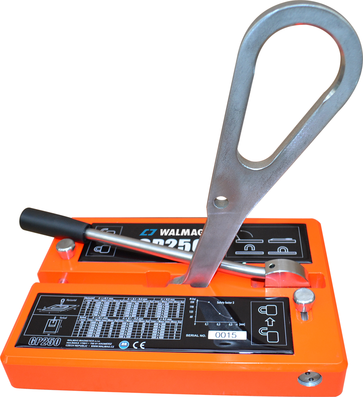 Lyftmagnet GP-250 / Maxlast: 250 kg