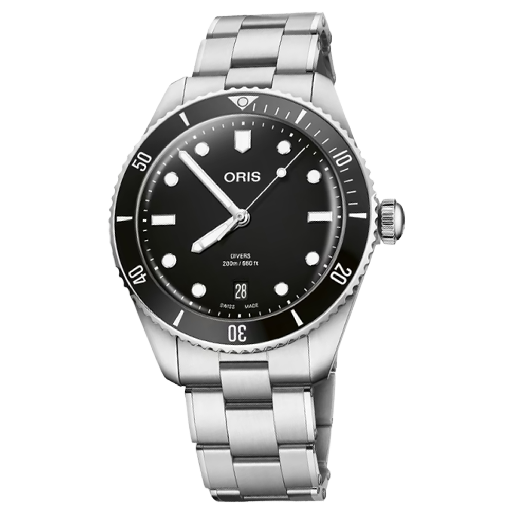 01 733 7795 4054-Set Oris Divers Sixty-Five 39 svart