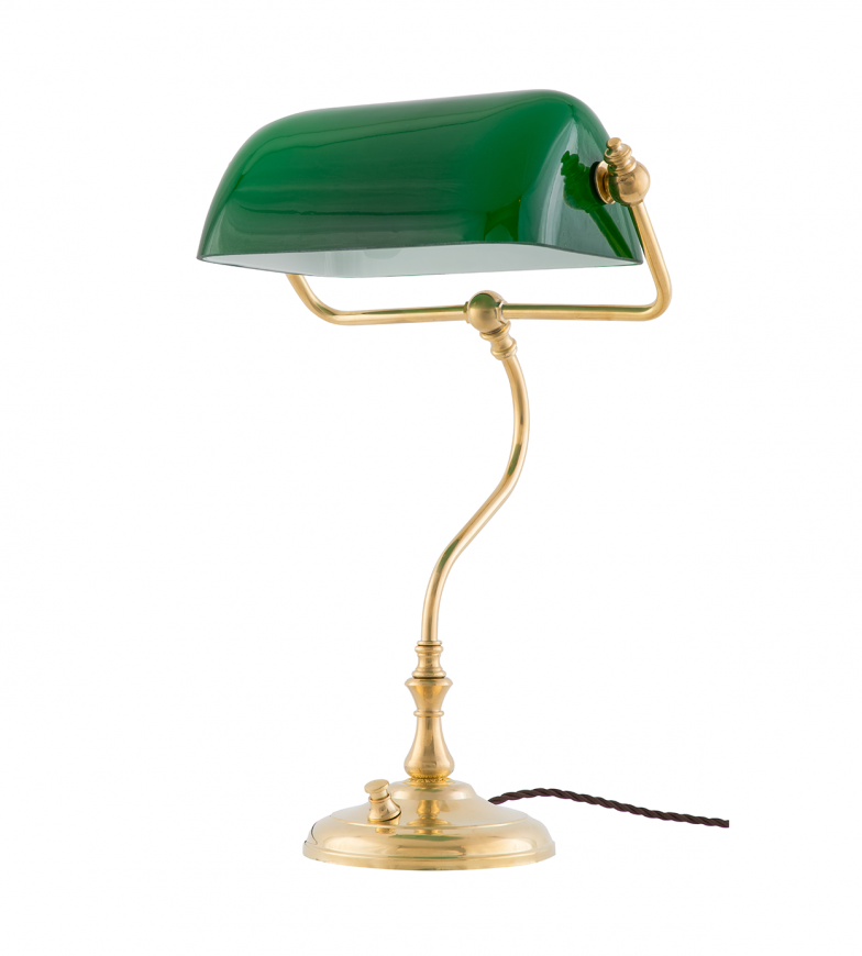 Bankirlampa Mässing