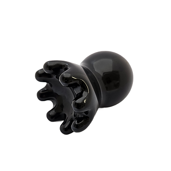Zonya Octopus Massage Svart Obsidian