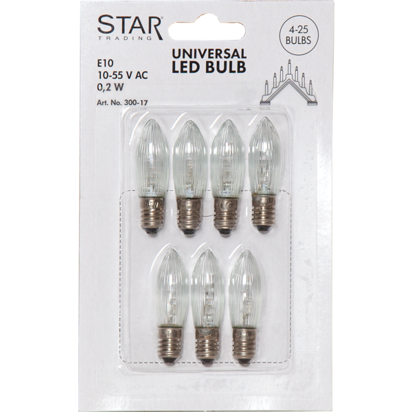 Reservlampa 7-pack Spare Bulb Universal LED - 4