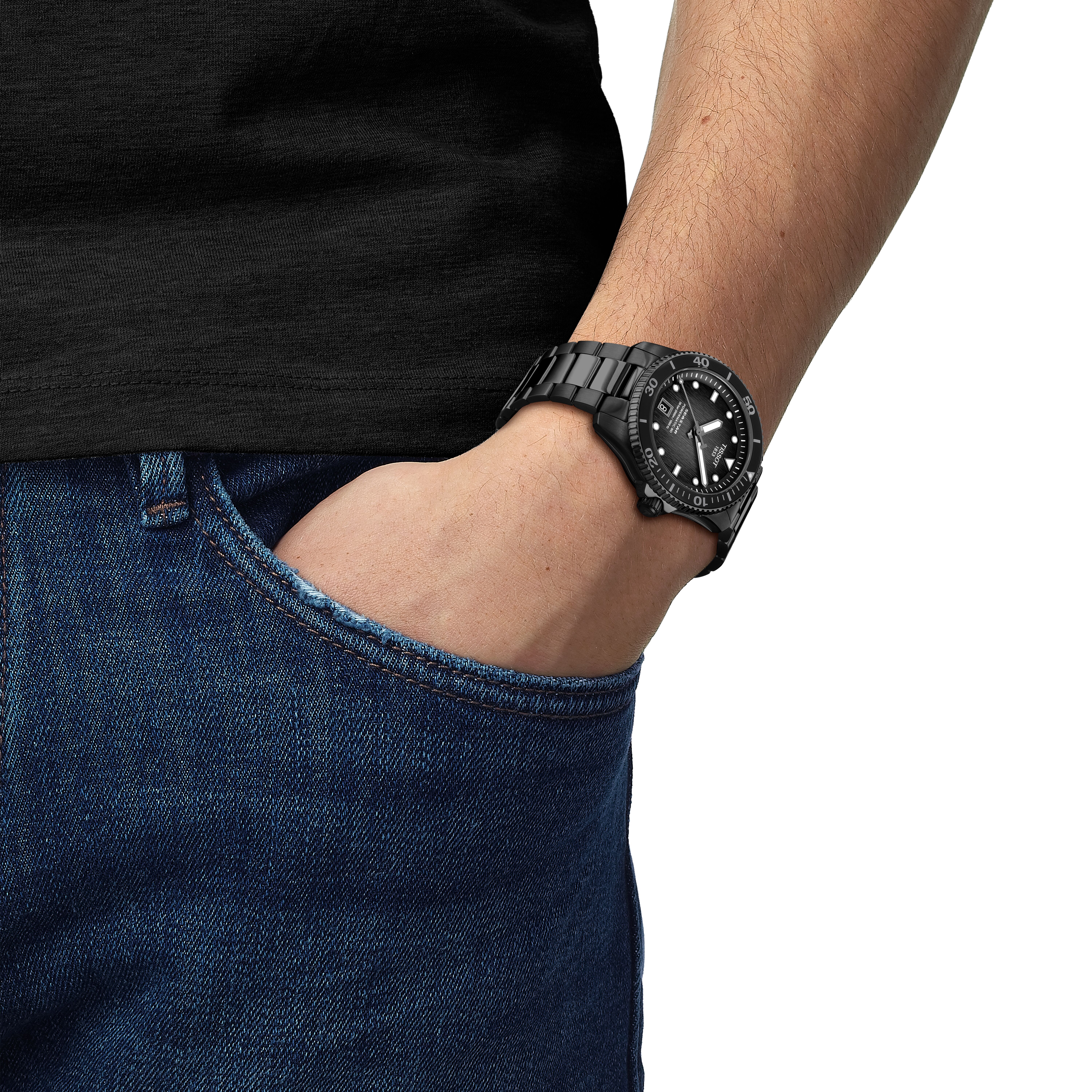 T120.807.33.051.00 Tissot Seastar 1000 Powermatic 40 pose
