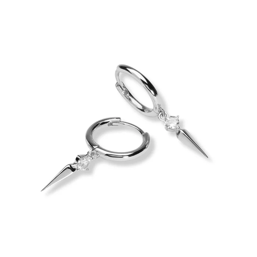 Saga Örhängen, Silver- Sparv
