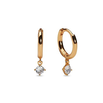 Petite Sparkling hoops, Guld- Sparv