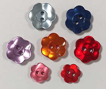 Knapp Blomma 11, 13 & 15