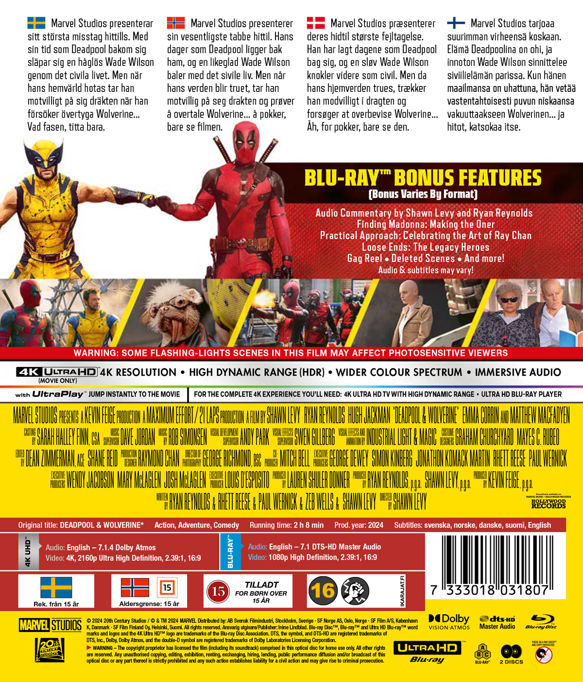 Deadpool & Wolverine (4K Ultra HD + Blu-ray) - 2