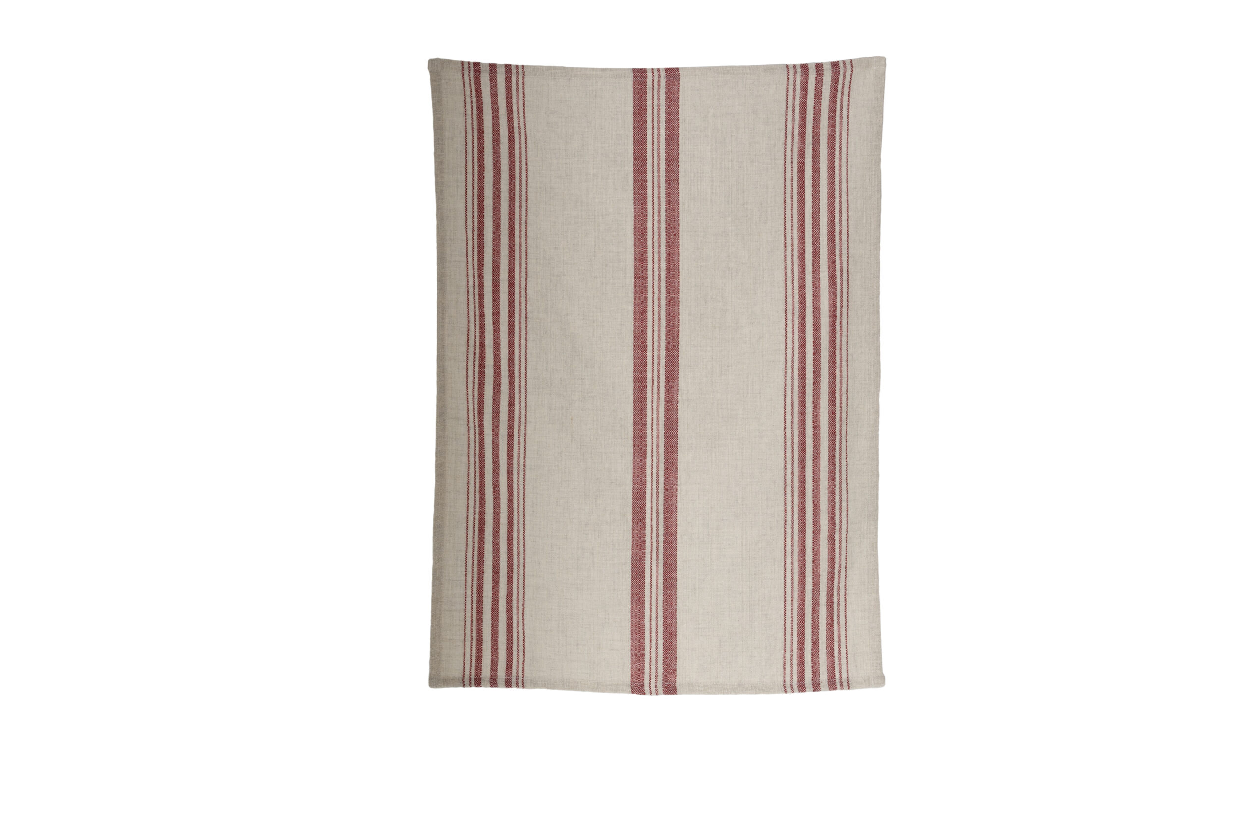 Kökshandduk Karlevi - Natur/Röd - 45x65 cm - 3