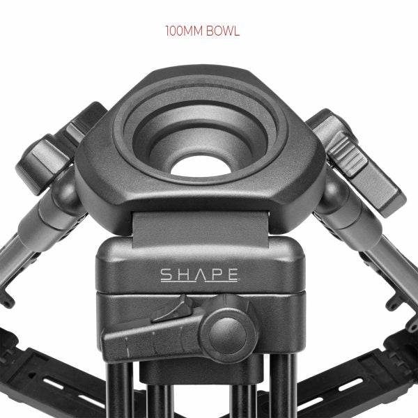 SHAPE 1-stage Baby Tripod Legs 100mm Bowl with Ground Spreader - 4