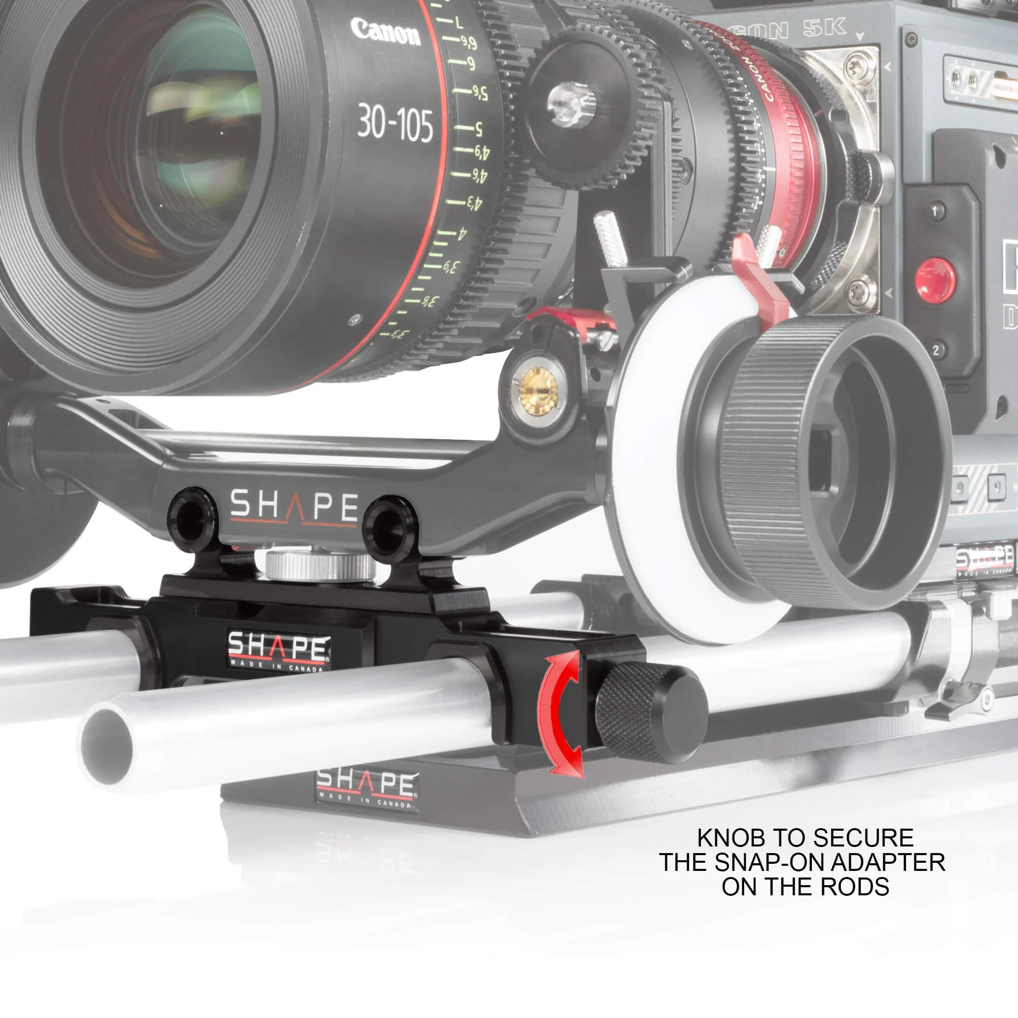SHAPE 15mm LW to 19mm Studio Snap-On Adapter - 4