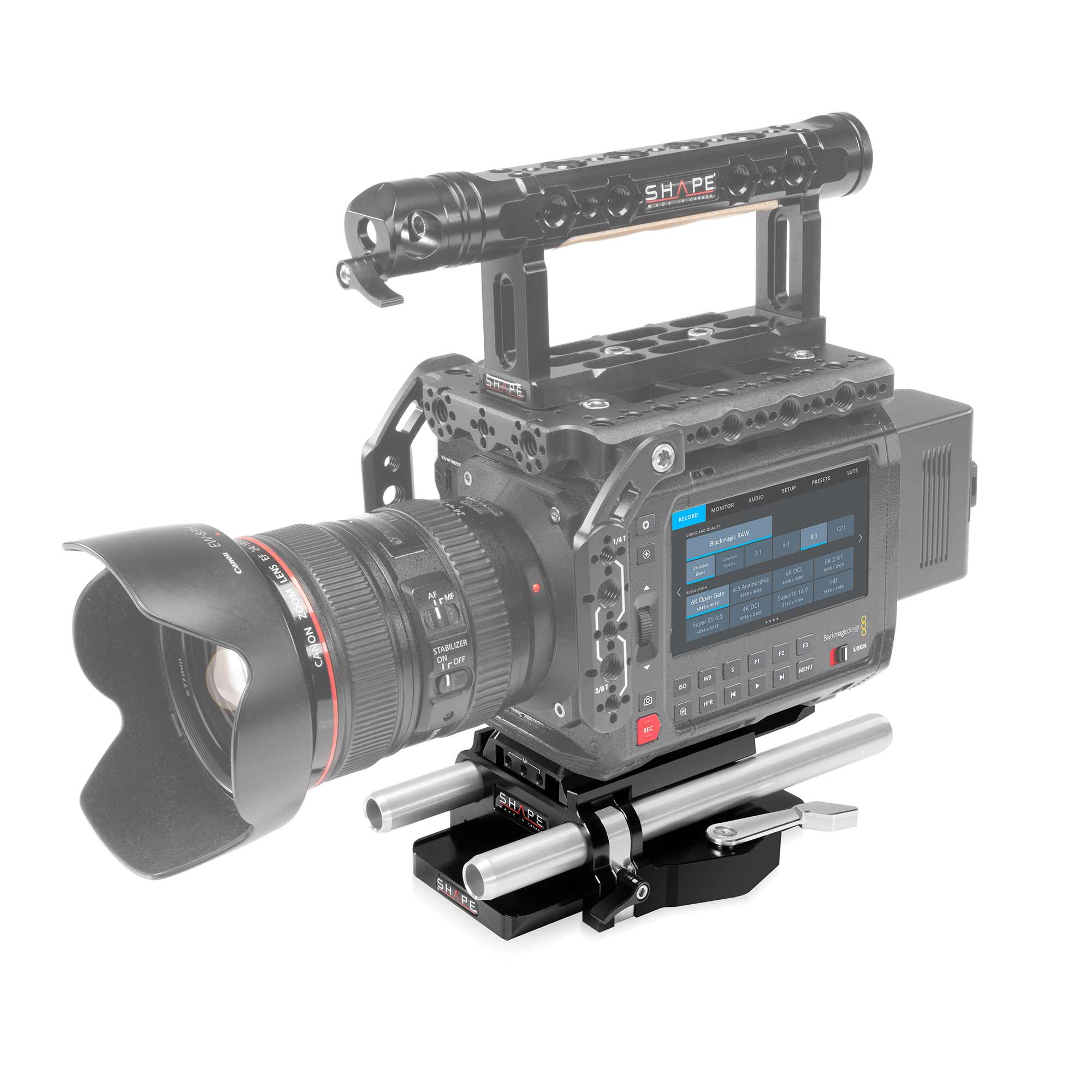 SHAPE 15mm LWS BASEPLATE FOR BLACKMAGIC PYXIS 6K – för filmskapare