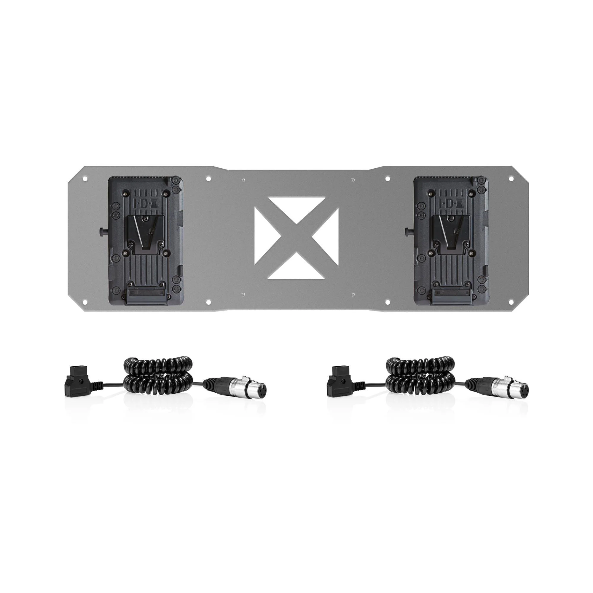 SHAPE 2 x Gold Mount Plates & D-Tap Cables for Atomos Sumo