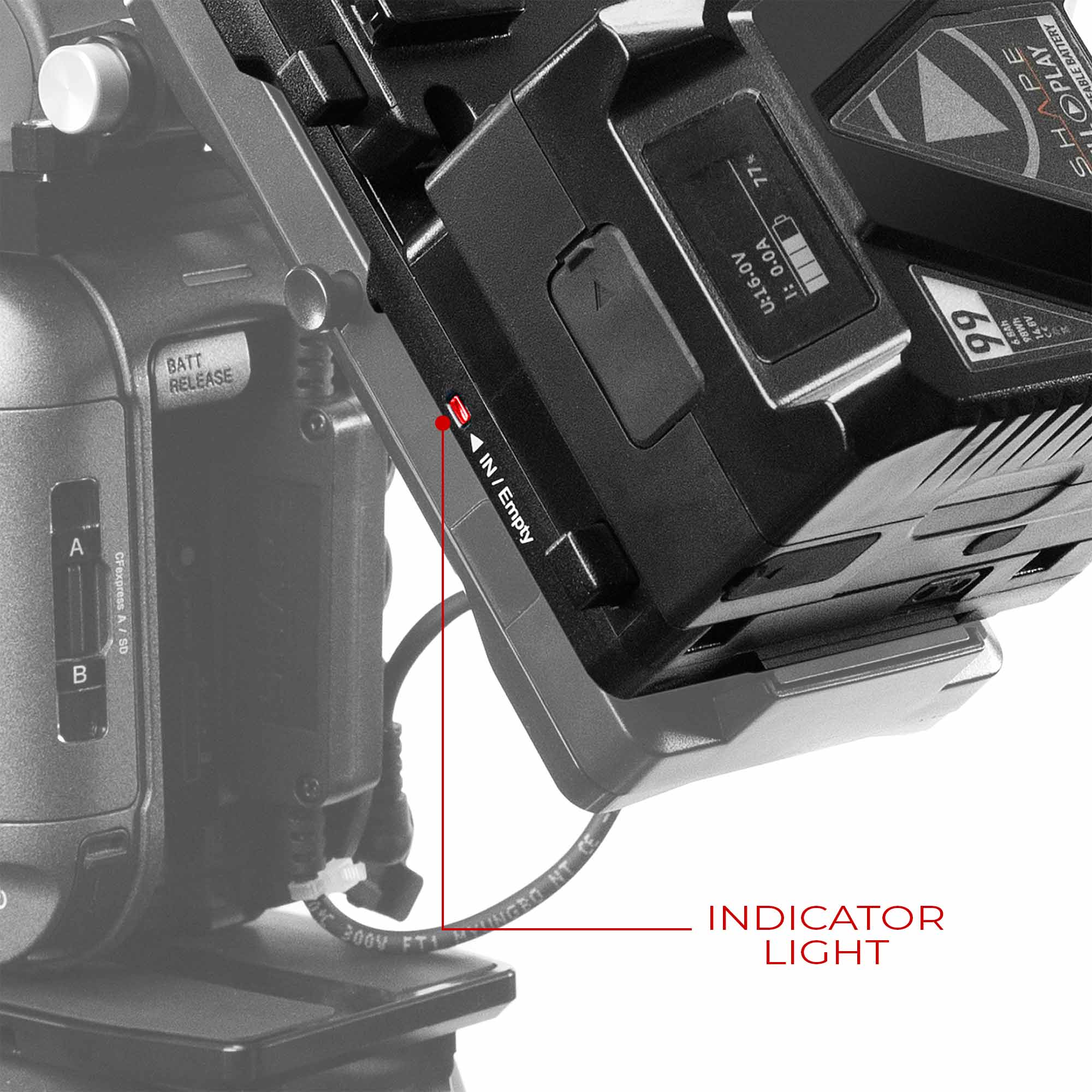 SHAPE 2x Mini V-Mount 99WH Batteries + Dual V-Mount Hot Swap Plate – för filmskapare - 7