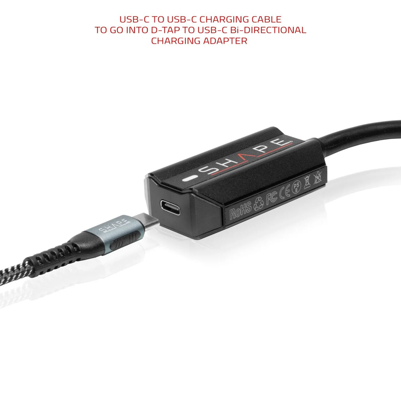 SHAPE 450W USB-C Fast Charger Kit for Gold Mount/V-Mount/B-Mount Batteries – för filmskapare - 8