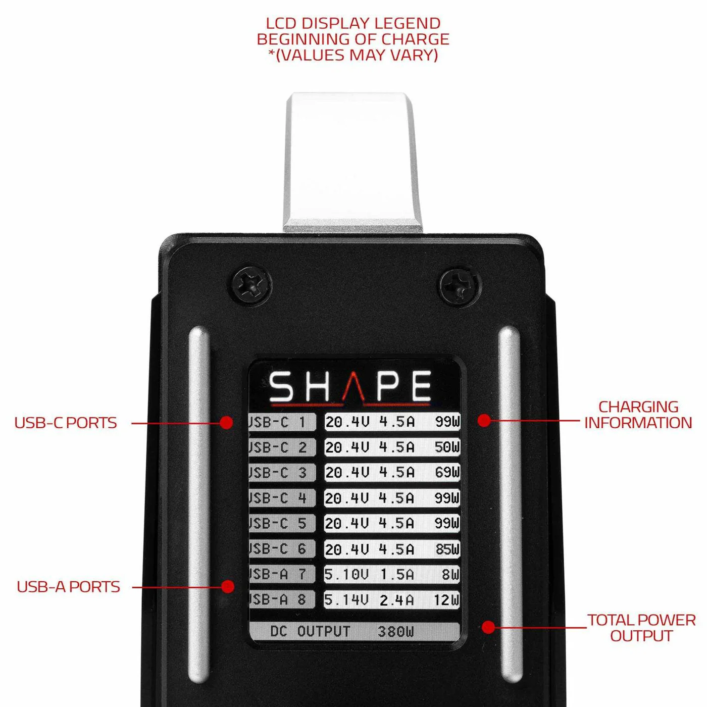 SHAPE 450W USB-C Fast Charger Kit for Gold Mount/V-Mount/B-Mount Batteries – för filmskapare - 15