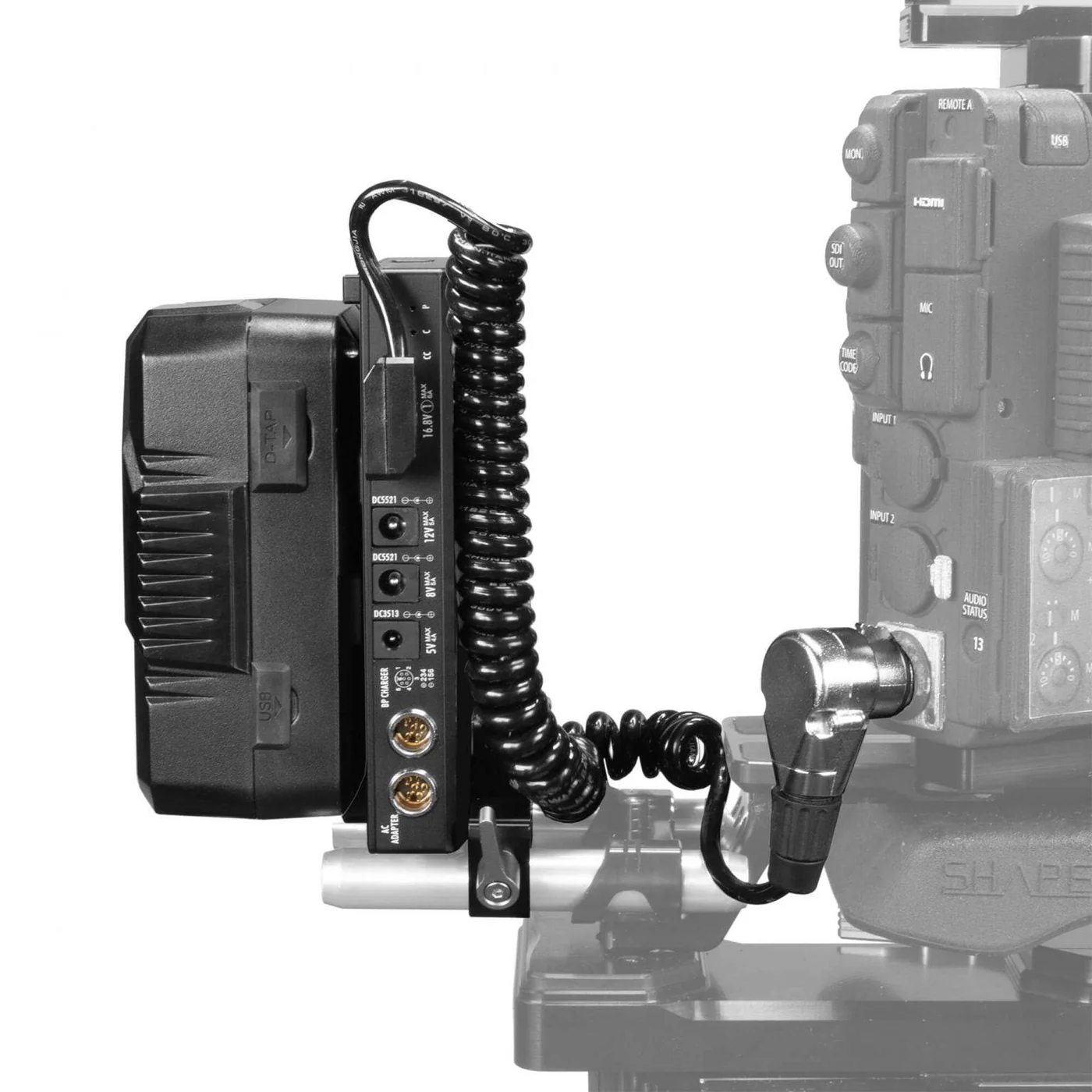 SHAPE 98Wh BATTERY KIT, D-box Camera Power and Charger for Canon C500 MKII and C300 MKIII - 3