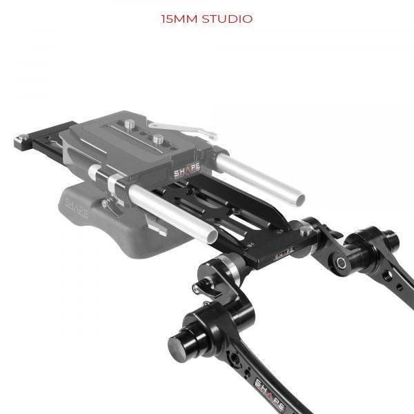 SHAPE ARRI DOVETAIL SHOULDER MOUNT WITH HAND15 HANDLES – för filmskapare - 9