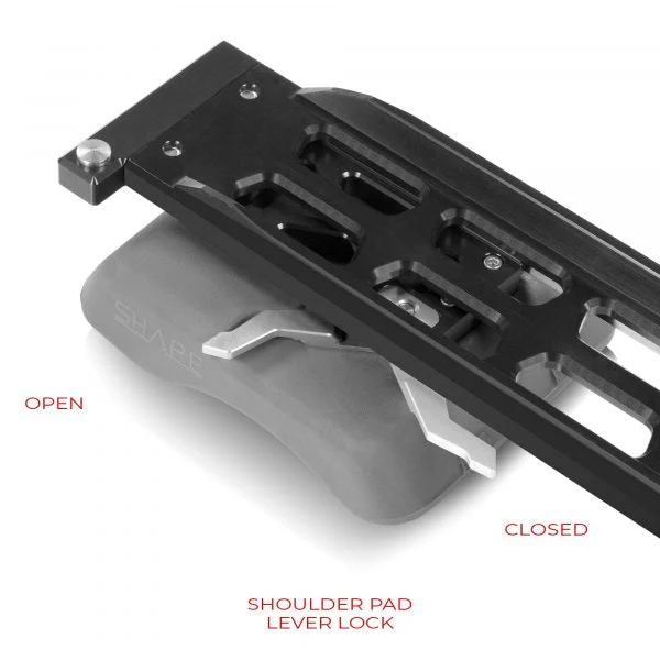 SHAPE ARRI DOVETAIL SHOULDER MOUNT WITH HAND15 HANDLES – för filmskapare - 7