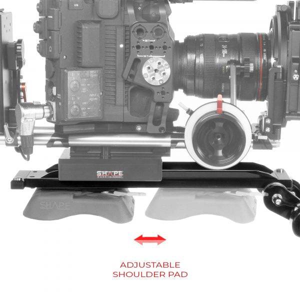 SHAPE ARRI DOVETAIL SHOULDER MOUNT WITH HAND15 HANDLES – för filmskapare - 5