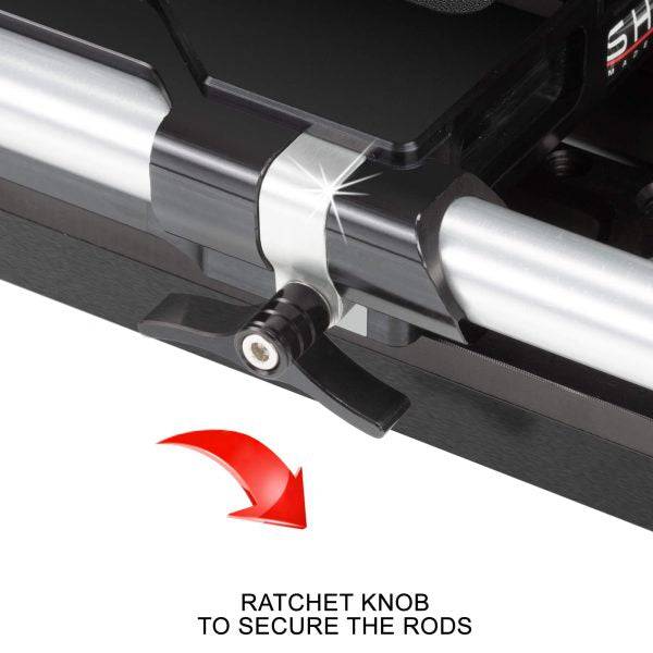 SHAPE BRIDGE PLATE 15MM STUDIO ARRI STANDARD AND 12" DOVETAIL PLATE - 7