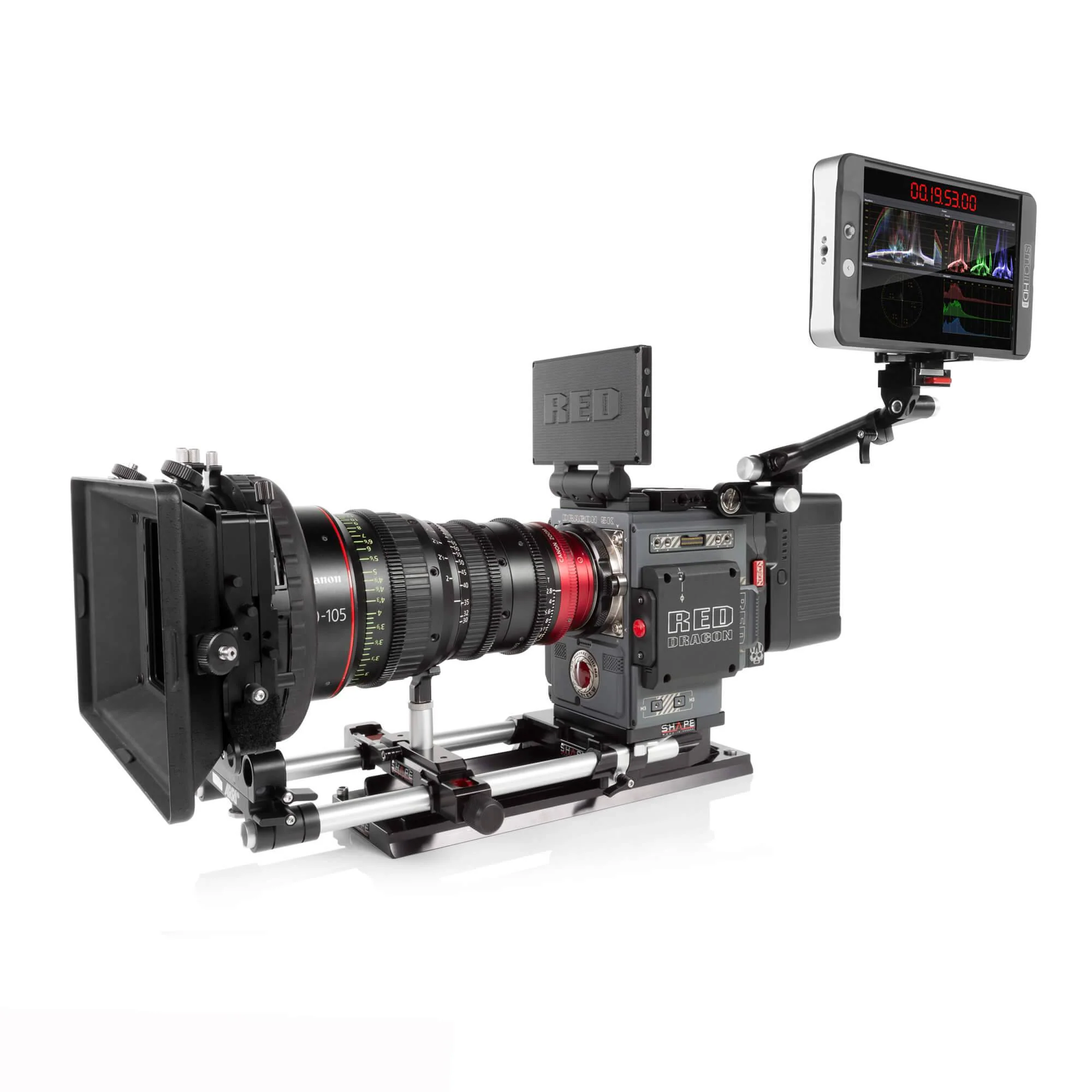 SHAPE BRIDGE PLATE 15MM STUDIO ARRI STANDARD AND 12" DOVETAIL PLATE - 2