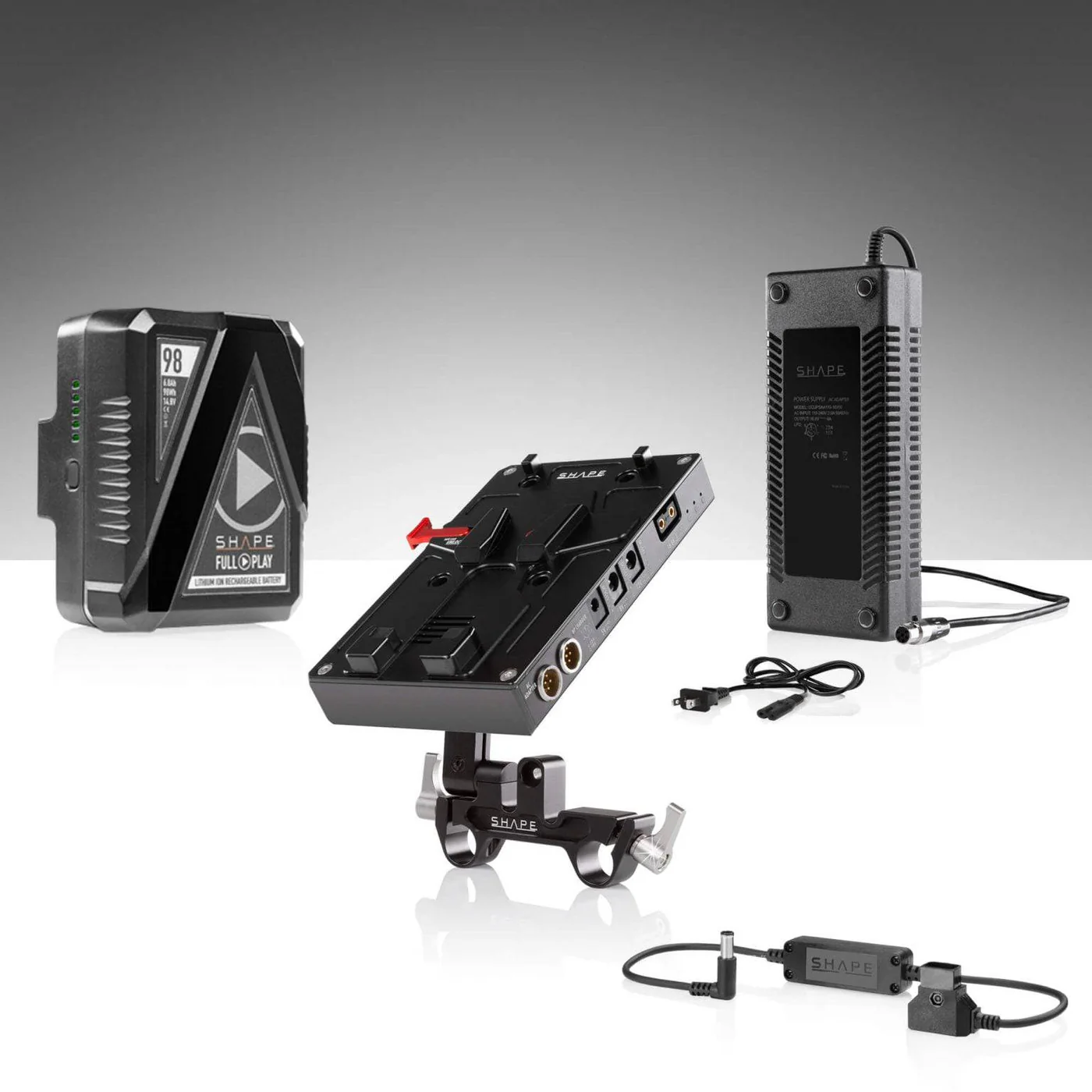 SHAPE Battery Kit with D-box Camera Power and Charger for Sony FX9