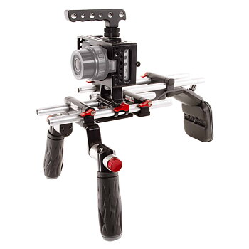 SHAPE Black Magic Offset Rail 15mm 2-Rod Bloc