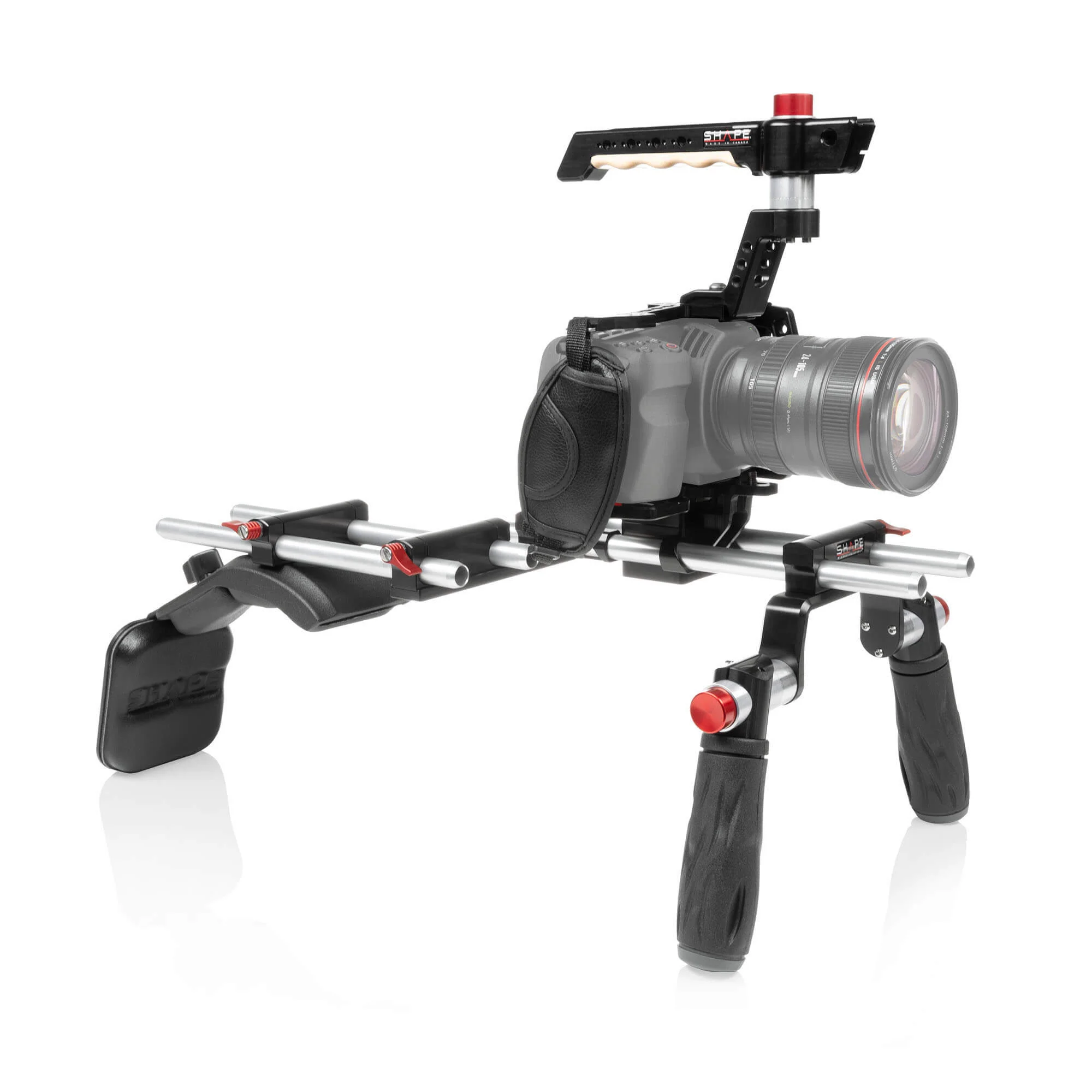 SHAPE BlackMagic Pocket Cinema 4K/6K Offset Shoulder Mount - 3