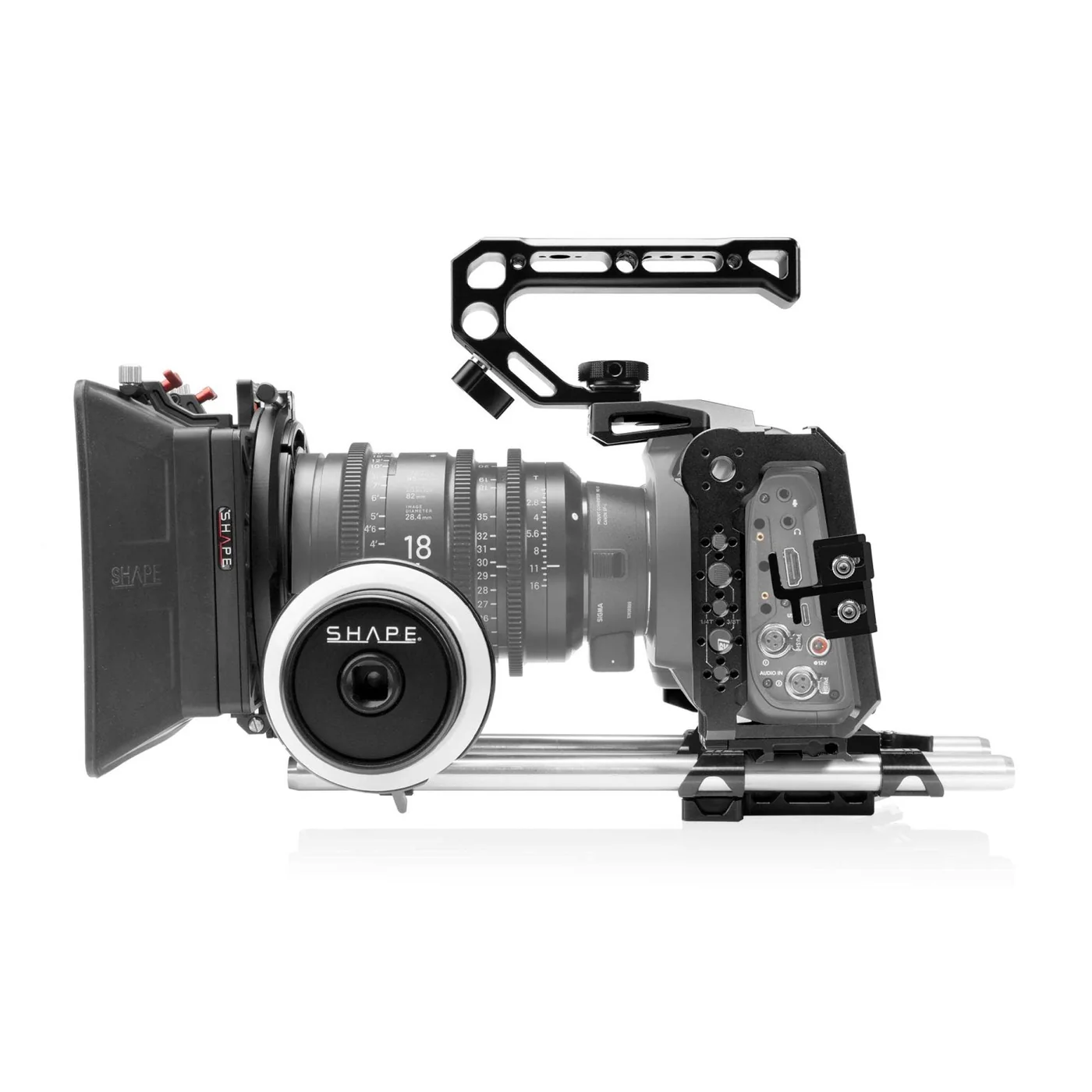 SHAPE Blackmagic Cinema Camera 6K/6K Pro/6K G2 Kit with Matte Box, Follow Focus & Top Handle - 10