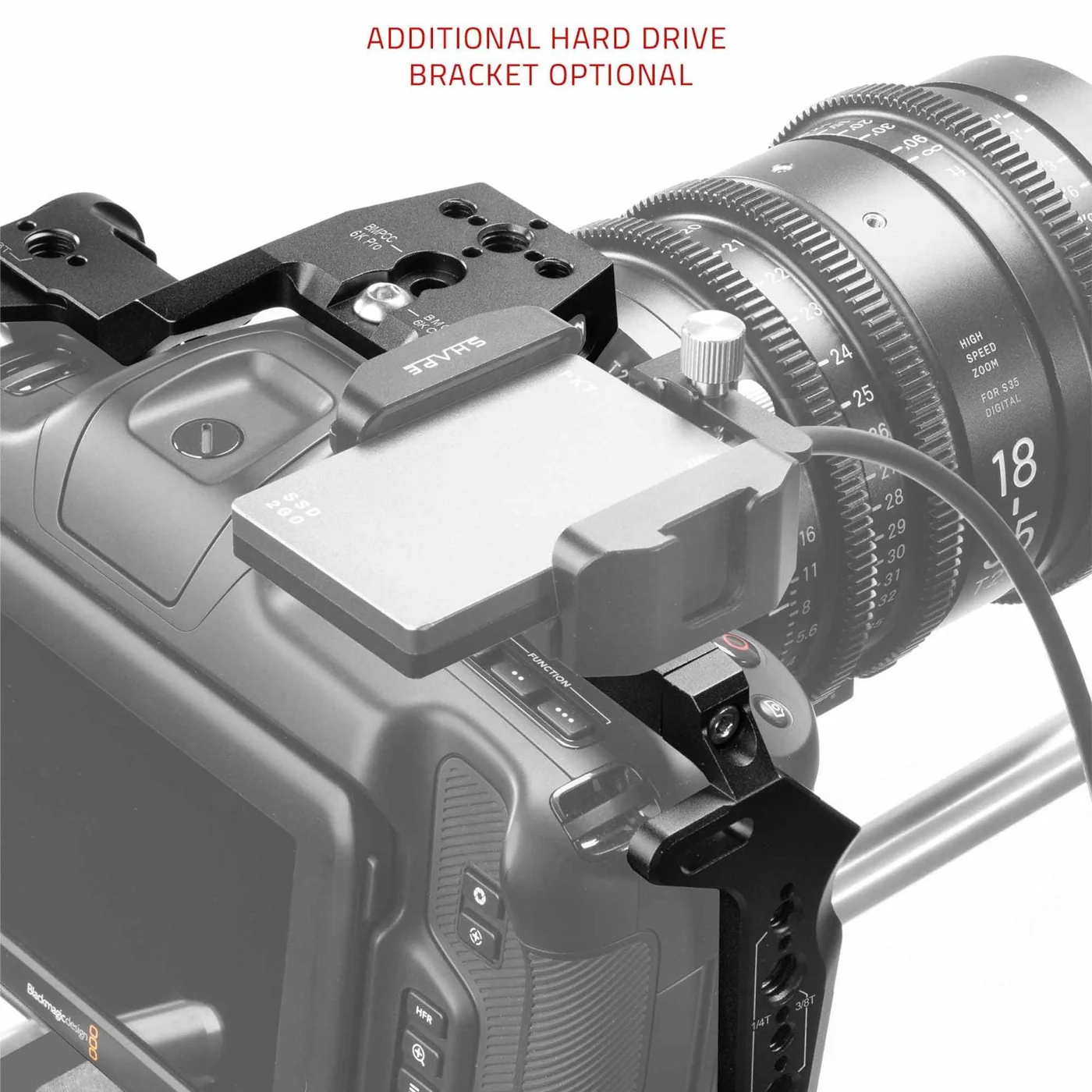 SHAPE Blackmagic Cinema Camera 6K/6K Pro/6K G2 Shoulder Mount Kit – för filmskapare - 9