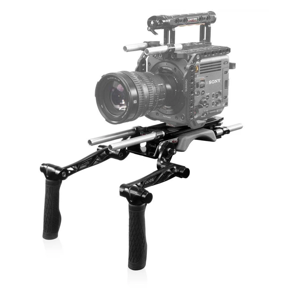 SHAPE Broadcast Shoulder Baseplate with Handles for Sony Burano – för filmskapare