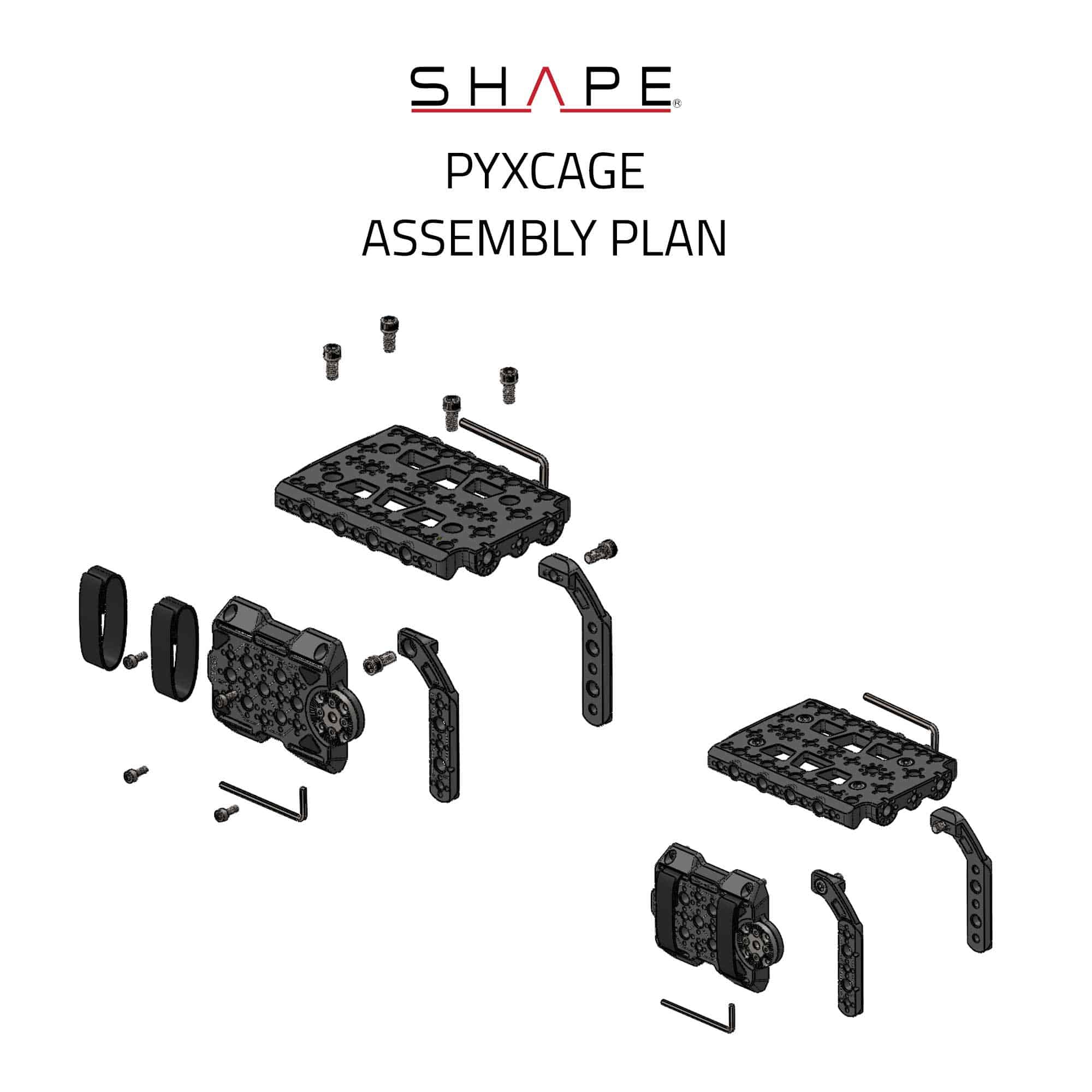 SHAPE CAGE FOR BLACKMAGIC PYXIS 6K – för filmskapare - 4