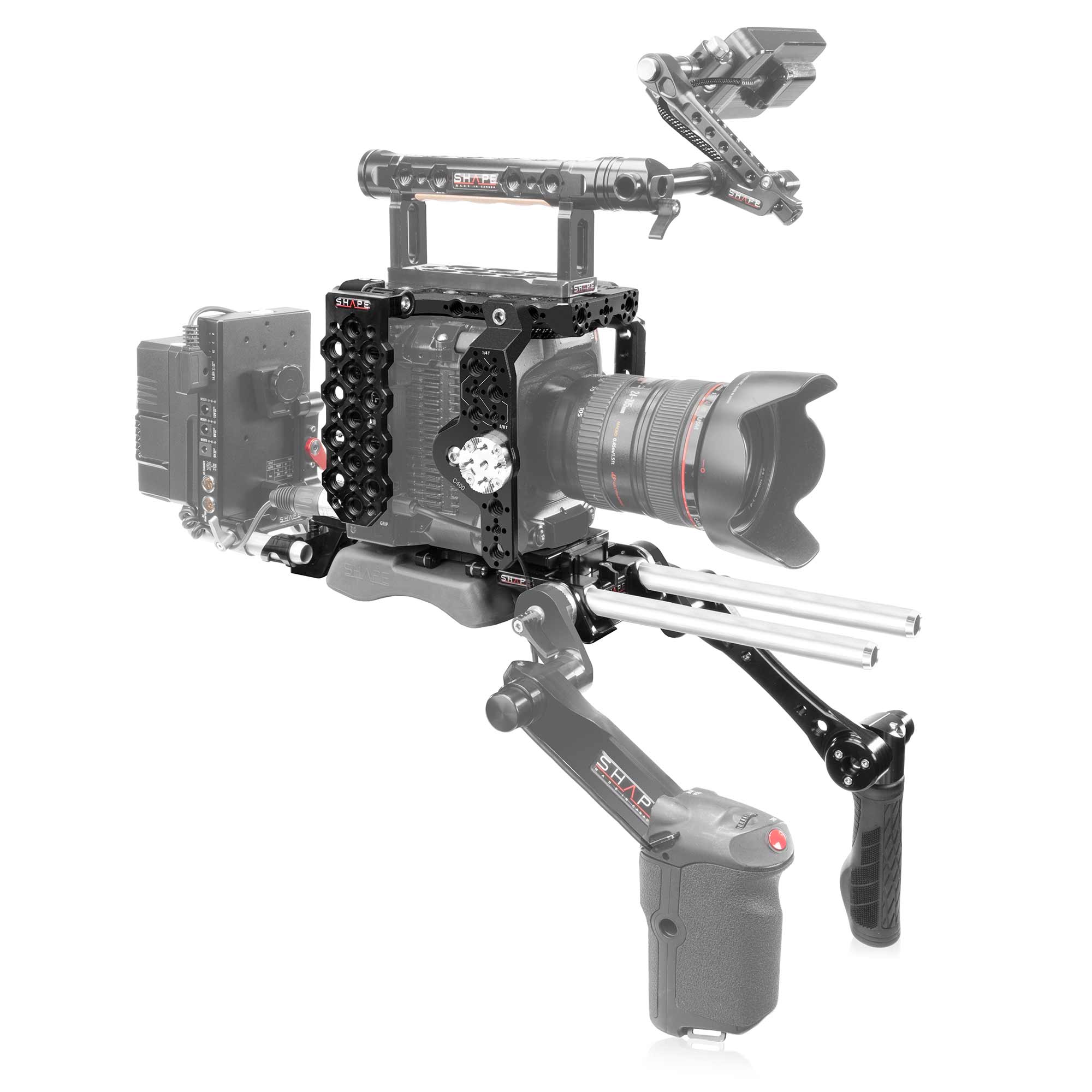 SHAPE CANON C400 CAGE BASEPLATE WITH HANDLE