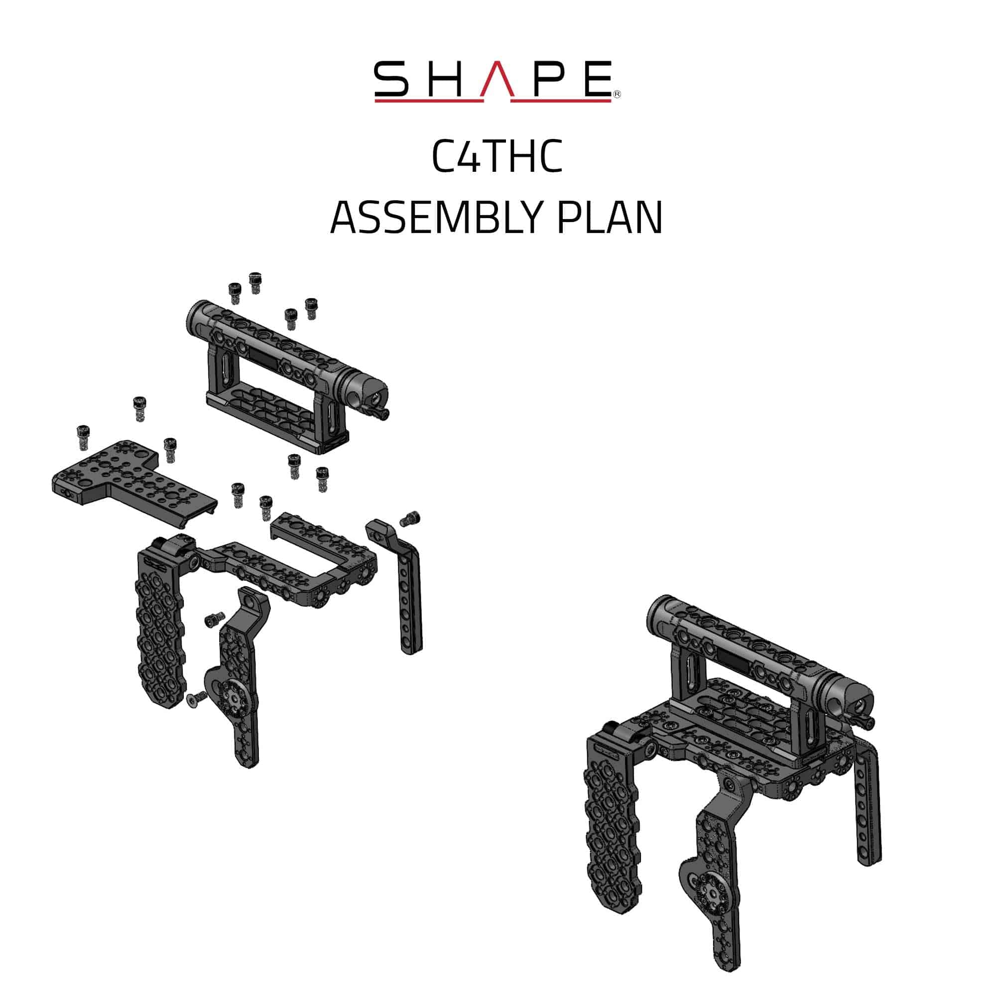 SHAPE CANON C400 CAGE WITH TOP HANDLE – för filmskapare - 4